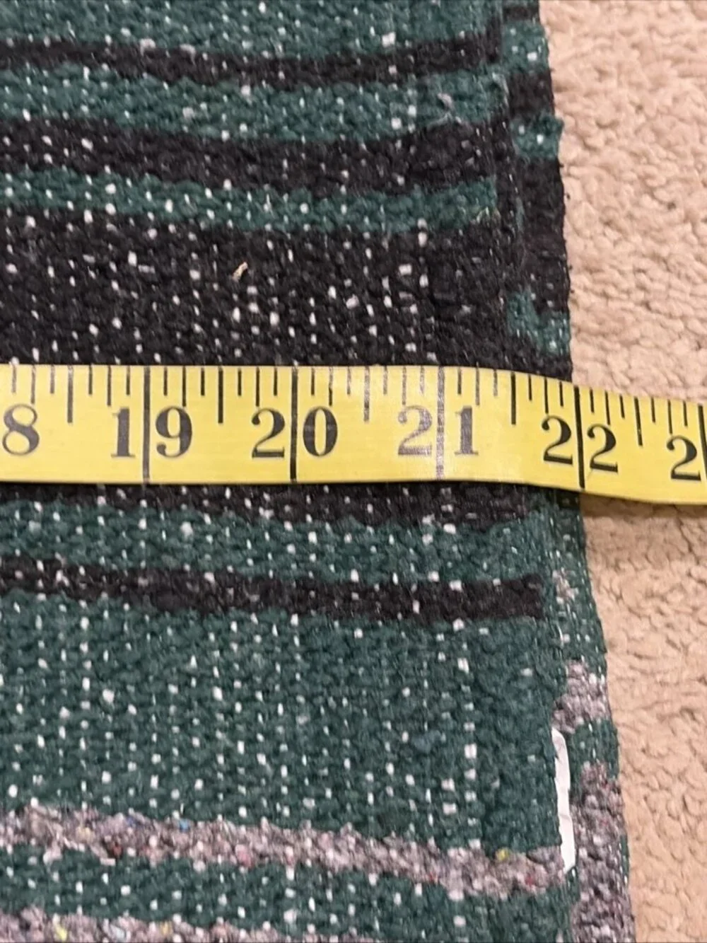 Vintage Earth Ragz Indian Blanket Throw Rug 44X72